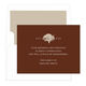 Oak Tree Folded Sympathy Cards Image 2 of 7